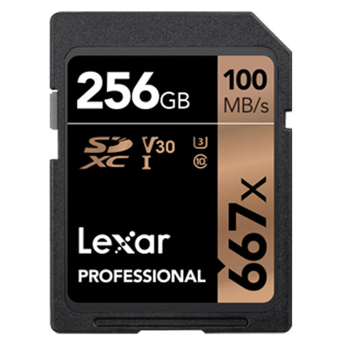 Lexar® Professional 256 Gb 667x SDXC™ UHS-I