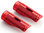 Rizoma pedivelle "PRO" per pedane originali colore rosso