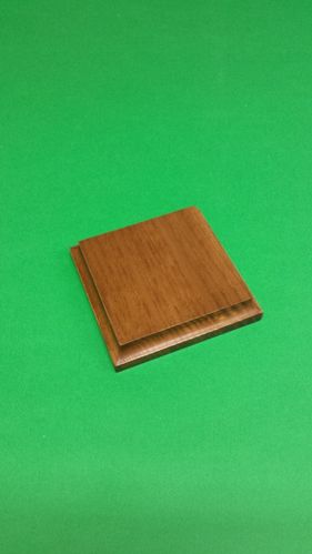base in legno massello di frassino cm 10x10x2