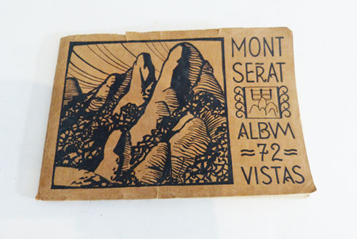 Llibret amb 72 vistes de Montserrat