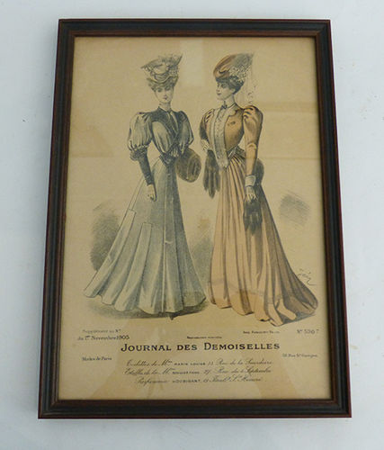 Làmina de moda Journal des Demoiselles (1905)