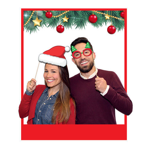Photo Booth Buon Natale 8 pz