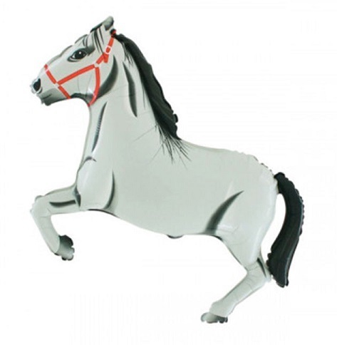 Palloncino Super Shape 110 cm Cavallo Bianco