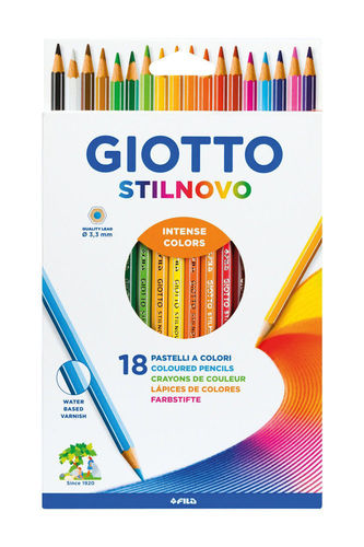 Giotto Stilnovo Pastelli a colori conf da 18 pz