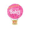 PALLONE MYLAR WELCOME BABY ROSA 45 CM