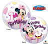 PALLONCINO QUALATEX 1 COMPLEANNO BABY MINNIE 56 CM