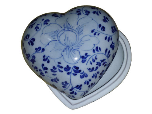 scatolina cuore ceramica