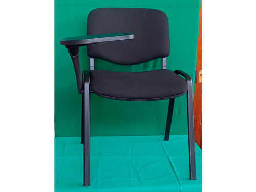 sedia nera imbottita - 11 pezzi