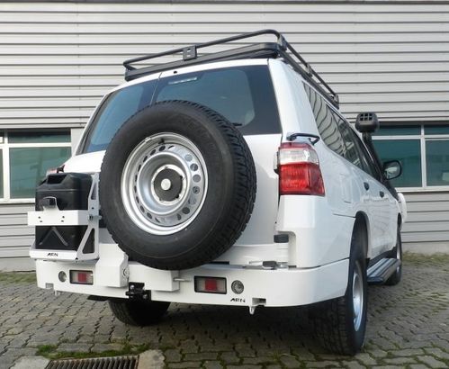 AFN - Rear Bumper Tyre Carrier And Jerry Can Land Cruiser 200