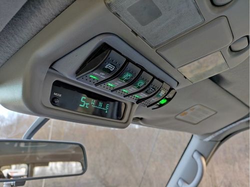Ramingo 4x4 - Frame Of Switches Under The Roof Nissan Patrol GR Y61