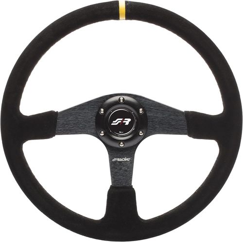 Black Suede Steering Wheel Def