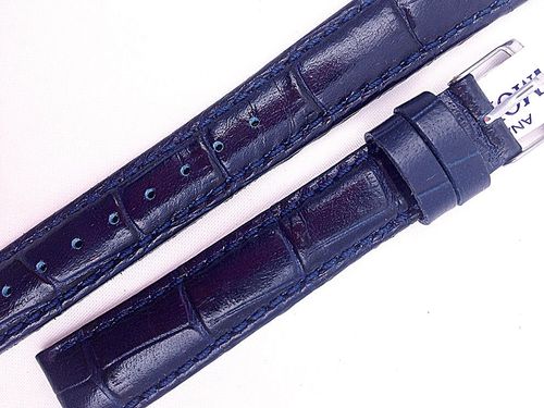 Cinturino Morellato donna pelle stampa alligatore blu scuro