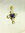 Croce in oro giallo con perle e lapislazzuli.