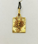 Bagalà. Medaglia zodiaco oro giallo. Scorpione