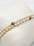 Bracciale elastico perle e argento