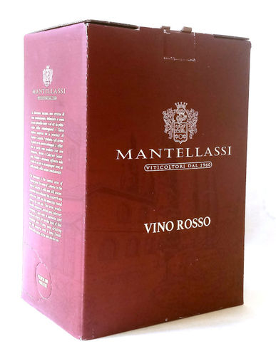 Red wine Maremma DOC Bag in Box Fattoria Mantellassi
