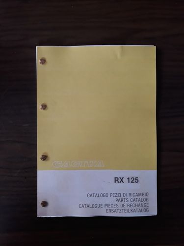 CATALOGO RICAMBI CAGIVA RX 125 79/80