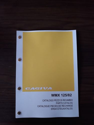 CATALOGO RICAMBI CAGIVA WMX 125 1982