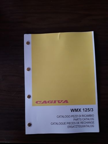 CATALOGO RICAMBI CAGIVA WMX 125 1983