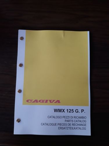 CATALOGO RICAMBI CAGIVA WMX 125 1985