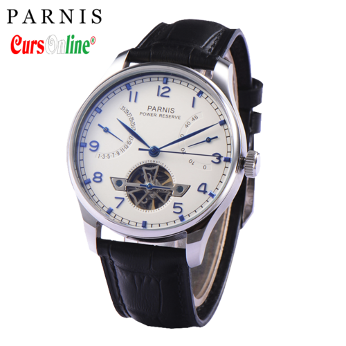 Men Classic Parnis Power Reserve Automatic Watch PN809