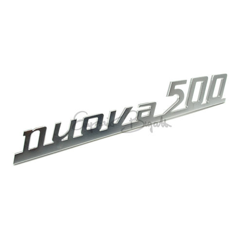 Scritta posteriore nuova 500 in alluminio | Fiat 500 N D F |