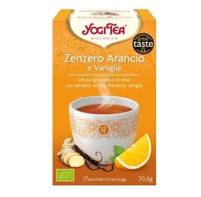 Yogi Tea Zenzero Arancio Vaniglia
