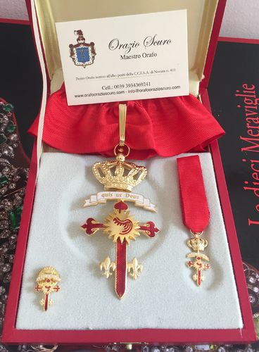 Completo da Cavaliere Jure Sanguinis Ordine di San Miguel de Ala.