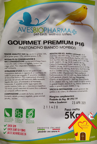 Gourmet Avesbiopharma Morbido bianco ( P 16%) 5 kg