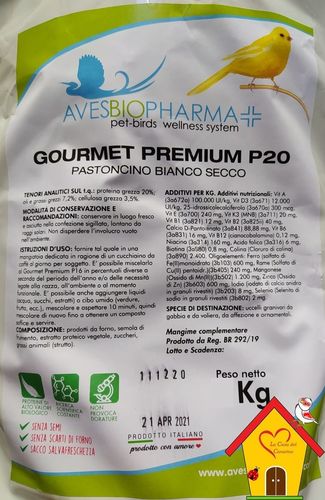 Gourmet Avesbiopharma Secco bianco ( P 20%) 9 kg