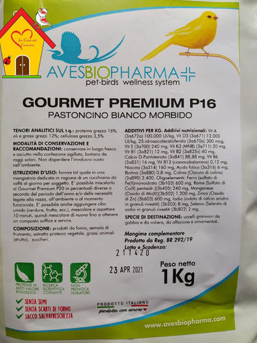 Gourmet Avesbiopharma Morbido bianco ( P 16%) kg 1
