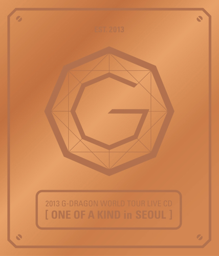 G-Dragon-2013 G-DRAGON WORLD TOUR LIVE CD[ONE OF A KIND in SEOUL](Bronze Ver+Booklet)