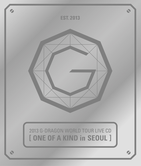 G-Dragon-2013 G-DRAGON WORLD TOUR LIVE CD[ONE OF A KIND in SEOUL](Silver Ver+Booklet)