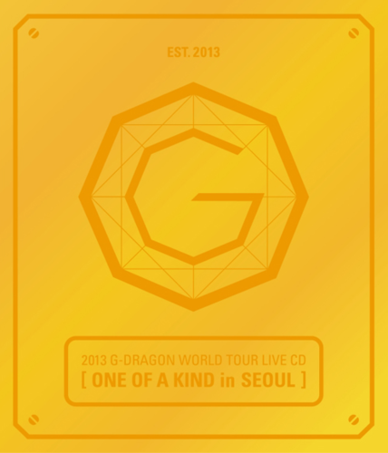 G-Dragon-2013 G-DRAGON WORLD TOUR LIVE CD[ONE OF A KIND in SEOUL](Gold Ver.+Booklet)