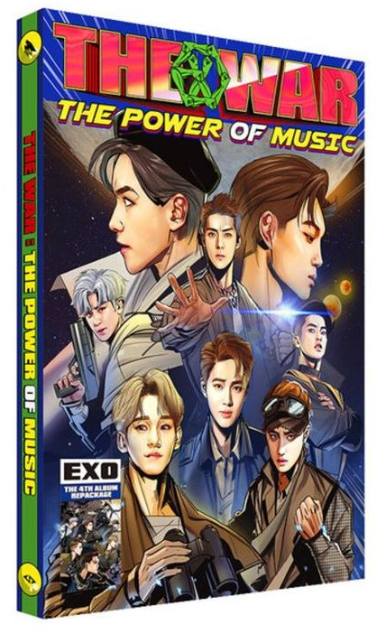 EXO Album Repackage Vol.4 - The War (The Power Of Music) (Korean Ver.)(Taiwan ver.)