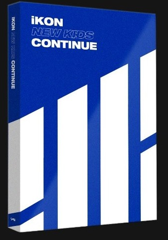 iKON Mini Album - New Kids : Continue(Blue Ver)