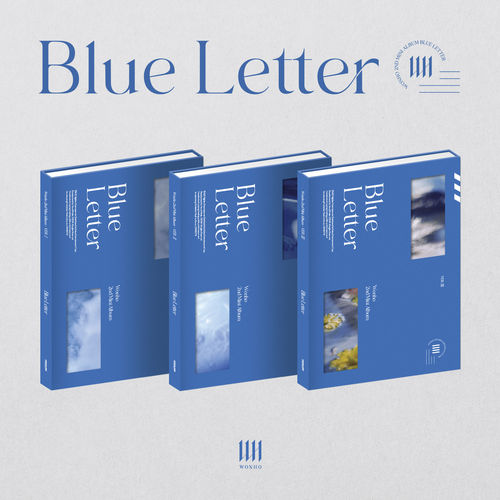 WONHO 2nd Mini Album - BLUE LETTER (Random Ver.)