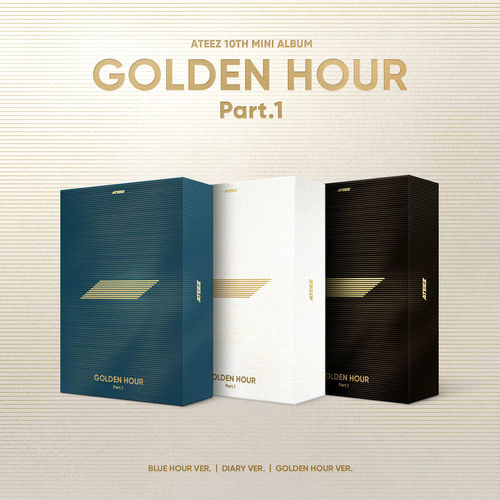 ATEEZ 10th Mini Album - GOLDEN HOUR : Part.1 (BLUE HOUR Ver. / DIARY Ver. / GOLDEN HOUR Ver.)