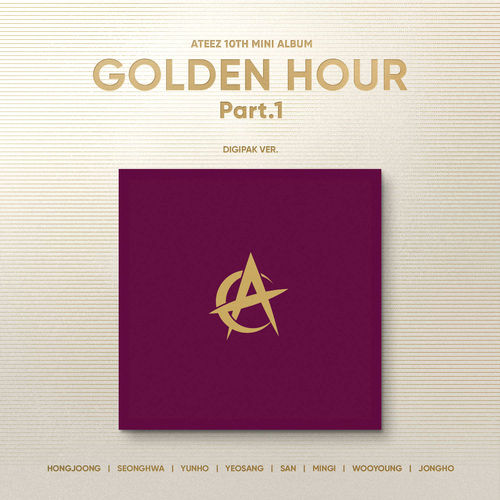 ATEEZ 10th Mini Album - GOLDEN HOUR : Part.1 (Digipack Ver.)