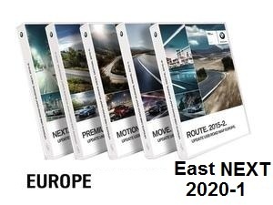 BMW Road Map Europe East NEXT 2020-1  [Download only]