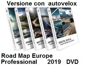 BMW Navigation DVD Road Map Europe PROFESSIONAL 2019 + Speed Cam [Download only]