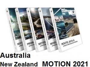 Road Map Australia New Zealand MOTION 2021   [Download only]