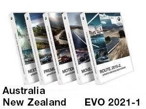 Road Map Australia New Zealand EVO 2021-1     [Download only]