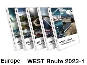 Road Map EUROPE WEST Route 2023-1