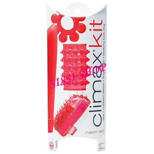 KIT CLIMAX NEON RED 4 PEZZI