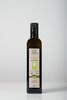 Bottiglia da 500 ml di olio extravergine di oliva biologico "Quattro Colline" monovarietale.