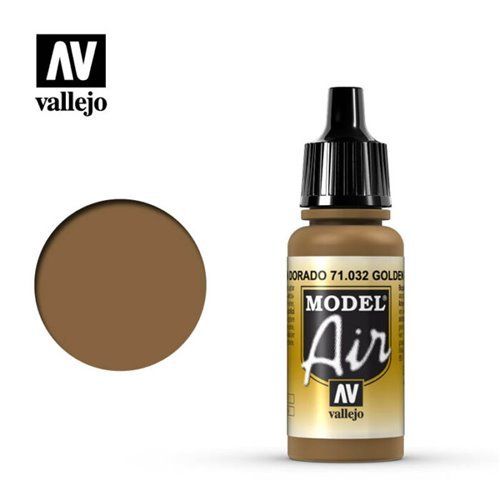 71.032 Vallejo Model Air: Golden Brown [17ml]