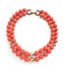 NECKLACE 2353 CORAL RED