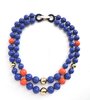 NECKLACE 2353 BLUE AND RED