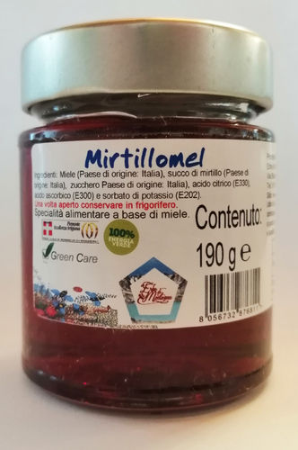Mirtillomel g.190 con miele d'acacia del Piemonte